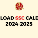 SSC Calendar 2024-2025