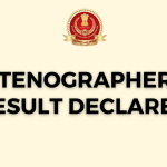 SSC Stenographer 2023 Result Declared