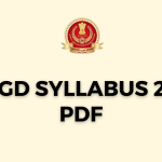 SSC GD Syllabus 2025