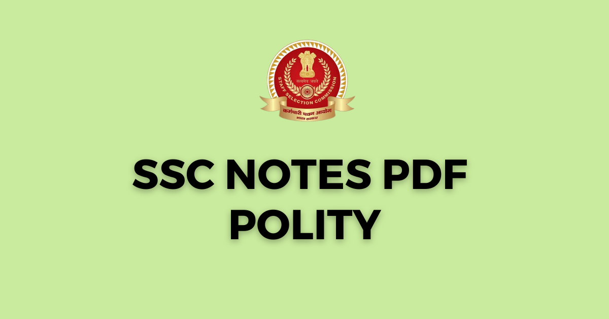 SSC Polity Notes pdf